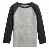 Boys 4-8 Jumping Beans® Long Raglan Sleeve Thermal Tee Gray Heather Black