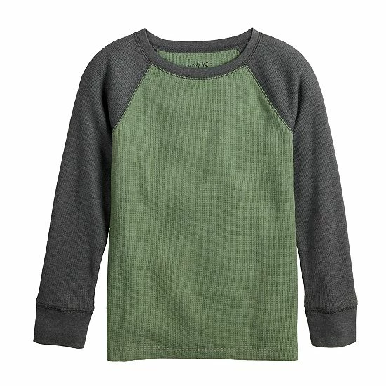 Boys 4-8 Jumping Beans® Long Raglan Sleeve Thermal Tee Gray Heather Black Boys 4-8 Jumping Beans® Long Raglan Sleeve Thermal Tee Gray Heather Black -Jumping Beans shop unnamed file 1003