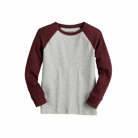 Boys 4-8 Jumping Beans® Long Raglan Sleeve Thermal Tee Gray Heather Black Boys 4-8 Jumping Beans® Long Raglan Sleeve Thermal Tee Gray Heather Black -Jumping Beans shop unnamed file 1004