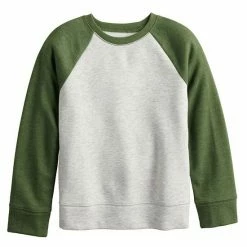 Kids 4-12 Jumping Beans® Essential Raglan Pullover Sweatshirt Red Black -Jumping Beans shop unnamed file 1020