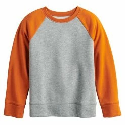 Kids 4-12 Jumping Beans® Essential Raglan Pullover Sweatshirt Red Black -Jumping Beans shop unnamed file 1021