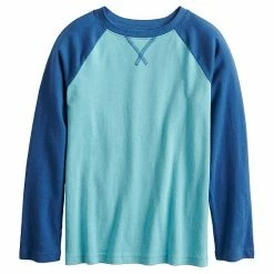 Kids 4-12 Jumping Beans® Long Sleeve Raglan Tee Gray Heather Blue -Jumping Beans shop unnamed file 104