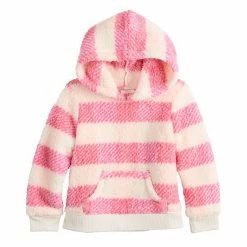 Baby Girl Jumping Beans® Cozy Sherpa Hoodie Green Heart -Jumping Beans shop unnamed file 1072