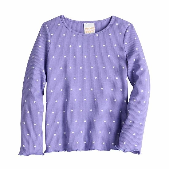 Girls 4-12 Jumping Beans® Ribbed Lettuce Edge Long Sleeve Tee Aqua Ditsy Floral Girls 4-12 Jumping Beans® Ribbed Lettuce Edge Long Sleeve Tee Aqua Ditsy Floral -Jumping Beans shop unnamed file 1081