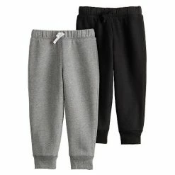 Toddler Boy Jumping Beans® 2 Pack Fleece Jogger Pants Black Olive -Jumping Beans shop unnamed file 1088