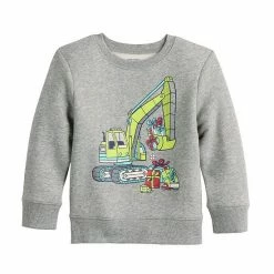 Toddler Boy Jumping Beans® Fleece Sweatshirt Blue -Jumping Beans shop unnamed file 1118