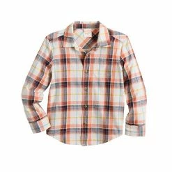 Boys 4-12 Jumping BeansĀ® Plaid Button Down Shirt Blue Plaid