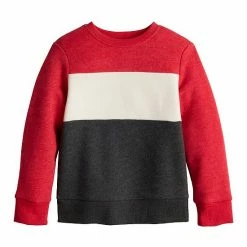 Boys 4-8 Jumping Beans® Colorblock Fleece Crewneck Sweatshirt Red Ivory 2 Boys 4-8 Jumping Beans® Colorblock Fleece Crewneck Sweatshirt Red Ivory -Jumping Beans shop unnamed file 1233