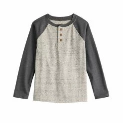 Boys 4-12 Jumping Beans® Long Sleeve Raglan Henley Tee Ocean Blue Sand -Jumping Beans shop unnamed file 1258