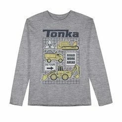 Toddler Boy Jumping Beans® Tonka Road Work Ahead Long-Sleeve Graphic Tee