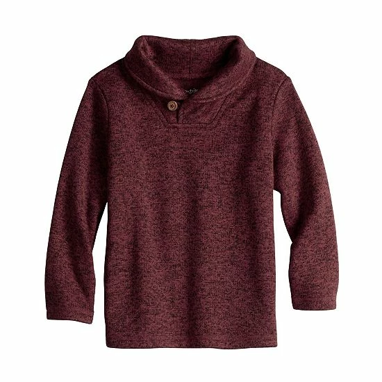 Toddler Boy Jumping Beans® Sweaterfleece Shawl Collar Pullover Coal 4 Toddler Boy Jumping Beans® Sweaterfleece Shawl Collar Pullover Coal - Image 4
