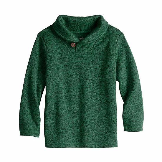 Toddler Boy Jumping Beans® Sweaterfleece Shawl Collar Pullover Coal 9 Toddler Boy Jumping Beans® Sweaterfleece Shawl Collar Pullover Coal - Image 9