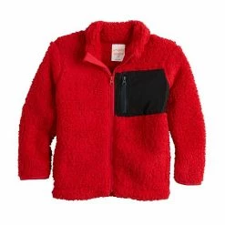Toddler Boy Jumping Beans® Sherpa Zip Jacket Dancing Red -Jumping Beans shop unnamed file 1365