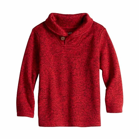 Toddler Boy Jumping Beans® Sweaterfleece Shawl Collar Pullover Coal 10 Toddler Boy Jumping Beans® Sweaterfleece Shawl Collar Pullover Coal - Image 10