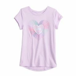 Girls 4-12 Jumping Beans® Short Sleeve High-Low Hem Graphic Tee Blue -Jumping Beans shop unnamed file 1386