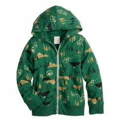 Boys 4-12 Jumping BeansĀ® French Terry Full Zip Hoodie Fun Dinos