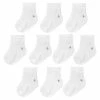 Baby / Toddler Jumping Beans® 10-pack White Crew Socks