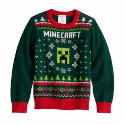Boys 4-12 Jumping Beans® Minecraft Holiday Sweater