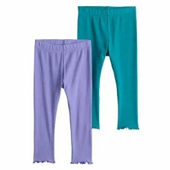 Girls 4-12 Jumping Beans® 2-Pack Solid-Design Rib Leggings Think Pink -Jumping Beans shop unnamed file 1470