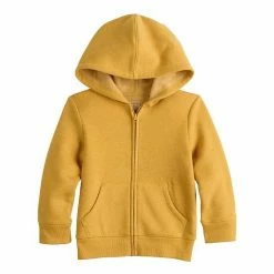 Toddler Jumping Beans® Classic Fleece Zip-Up Hoodie Light Bronze -Jumping Beans shop unnamed file 1480