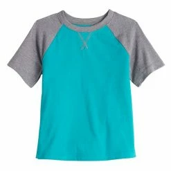Toddler Boy Jumping Beans® Essentials Raglan Tee Gray Navy