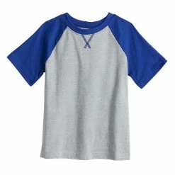 Toddler Boy Jumping Beans® Essentials Raglan Tee Gray Navy -Jumping Beans shop unnamed file 1565
