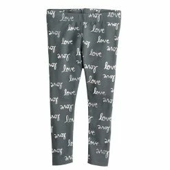 Toddler Girl Jumping Beans® Core Knit Leggings Love Print Gray -Jumping Beans shop unnamed file 1591