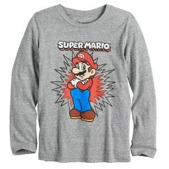 Boys 4-12 Jumping Beans® Super Mario Long-Sleeve Graphic Tee
