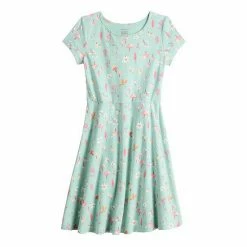 Girls 4-12 Jumping Beans® Short Sleeve Printed Skater Dress Purple Floral 8 Girls 4-12 Jumping Beans® Short Sleeve Printed Skater Dress Purple Floral -Jumping Beans shop unnamed file 1631