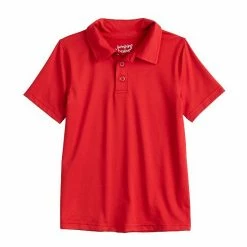 Boys 4-12 Jumping BeansĀ® Active Short Sleeve Polo Shirt Red