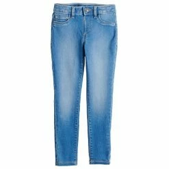 Girls 4-12 Jumping Beans® Sateen Leggings Green