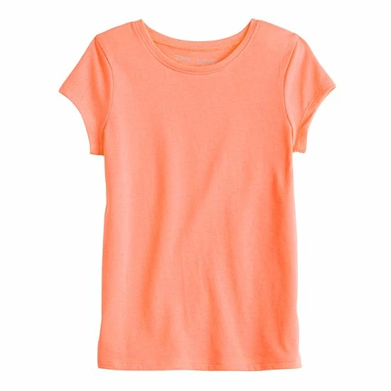 Toddler Girl Jumping Beans® Vivid Core Short Sleeve Crewneck Tee Medium Pink 2 Toddler Girl Jumping Beans® Vivid Core Short Sleeve Crewneck Tee Medium Pink - Image 2