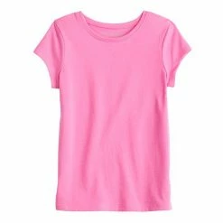 Toddler Girl Jumping Beans® Vivid Core Short Sleeve Crewneck Tee Medium Pink 12 Toddler Girl Jumping Beans® Vivid Core Short Sleeve Crewneck Tee Medium Pink -Jumping Beans shop unnamed file 1677
