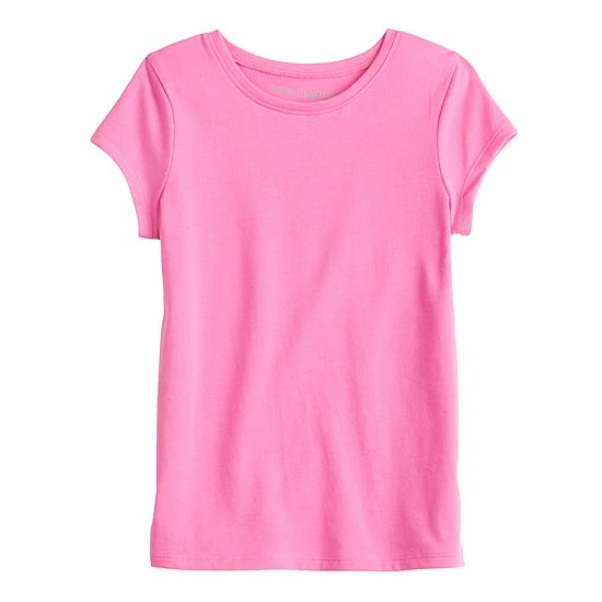 Toddler Girl Jumping Beans® Vivid Core Short Sleeve Crewneck Tee Medium Pink 6 Toddler Girl Jumping Beans® Vivid Core Short Sleeve Crewneck Tee Medium Pink - Image 6