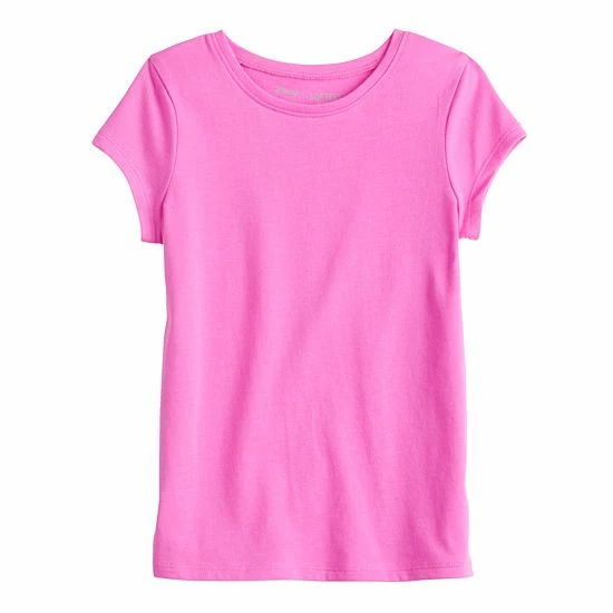 Toddler Girl Jumping Beans® Vivid Core Short Sleeve Crewneck Tee Medium Pink 7 Toddler Girl Jumping Beans® Vivid Core Short Sleeve Crewneck Tee Medium Pink - Image 7