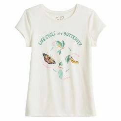 Girls 4-12 Jumping Beans® Graphic Tee Ivory Butterfly -Jumping Beans shop unnamed file 1762