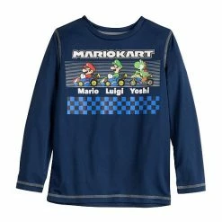Boys 4-12 Jumping Beans® Mario Kart Mario, Luigi, & Yoshi Long Sleeve Graphic Tee