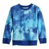 Toddler Boy Jumping Beans® Tie Dyed Fleece Sweatshirt Blue Tie Dye