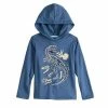 Boys 4-12 Jumping Beans® Long Sleeve Hooded Graphic Tee Navy Dino