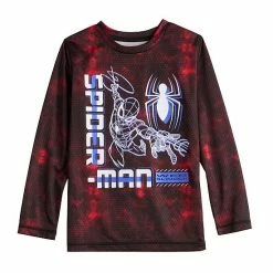Boys 4-12 Jumping Beans® Marvel Spider-Man Tie Dye Long Sleeve Graphic Tee