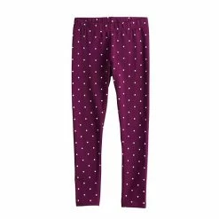Girls 4-12 Jumping Beans® Solid Leggings Berry Dot -Jumping Beans shop unnamed file 186