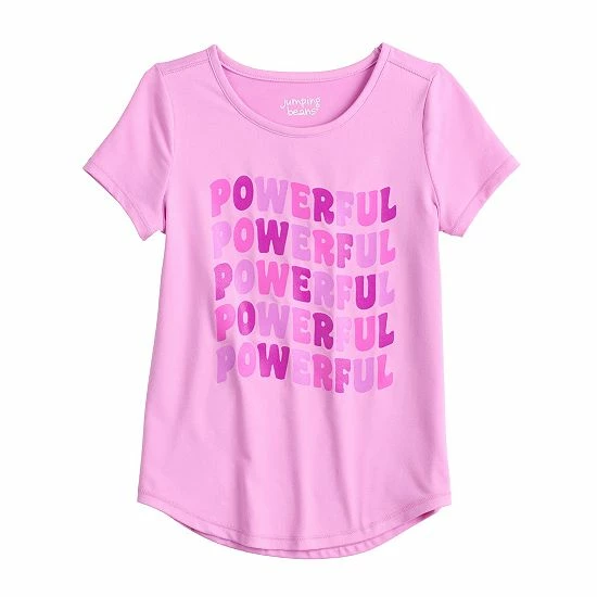 Girls 4-12 Jumping Beans® Shirttail Active Graphic Tee Grey 2 Girls 4-12 Jumping Beans® Shirttail Active Graphic Tee Grey - Image 2