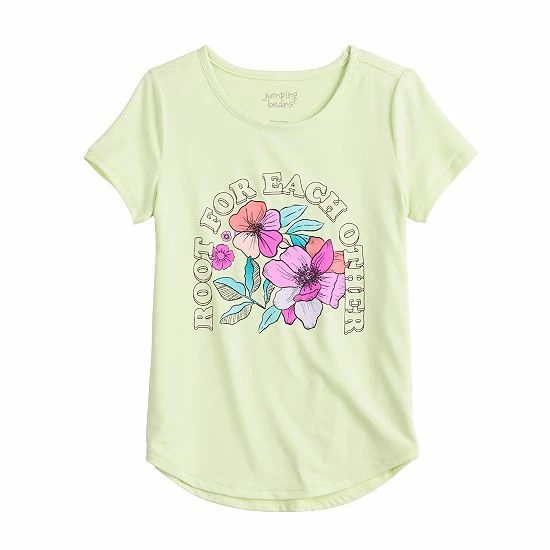 Girls 4-12 Jumping Beans® Shirttail Active Graphic Tee Grey 6 Girls 4-12 Jumping Beans® Shirttail Active Graphic Tee Grey - Image 6