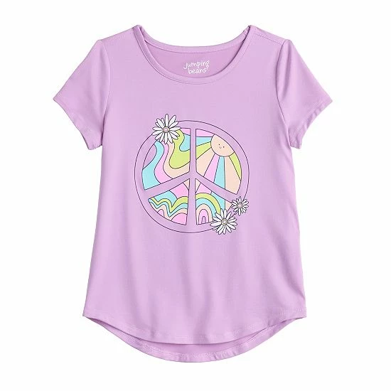 Girls 4-12 Jumping Beans® Shirttail Active Graphic Tee Grey 7 Girls 4-12 Jumping Beans® Shirttail Active Graphic Tee Grey - Image 7