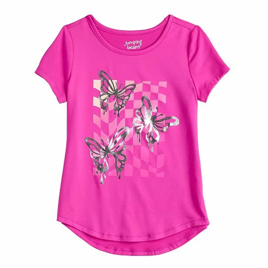 Girls 4-12 Jumping Beans® Shirttail Active Graphic Tee Grey 9 Girls 4-12 Jumping Beans® Shirttail Active Graphic Tee Grey - Image 9