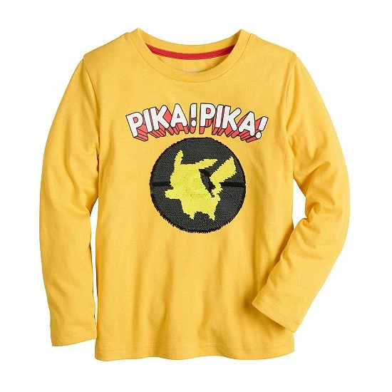 Boys 4-12 Jumping Beans® Pokemon "Pika! Pika!" Flippable Sequins Graphic Tee 2 Boys 4-12 Jumping Beans® Pokemon "Pika! Pika!" Flippable Sequins Graphic Tee - Image 2
