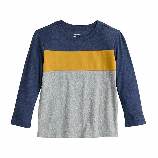 Toddler Boy Jumping Beans® Colorblock Long Sleeve Tee Navy Gold Toddler Boy Jumping Beans® Colorblock Long Sleeve Tee Navy Gold -Jumping Beans shop unnamed file 1911