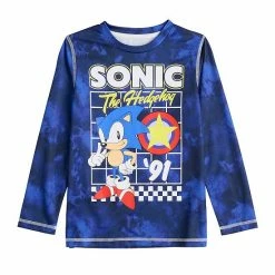 Boys 4-12 Jumping Beans® Sonic The Hedgehog Tie Dye Long Sleeve Graphic Tee