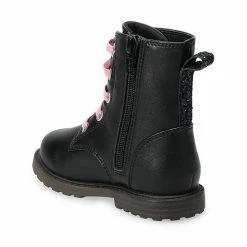 Jumping Beans® Tartar Toddler Girls' Combat Boots Black 2 Jumping Beans® Tartar Toddler Girls' Combat Boots Black -Jumping Beans shop unnamed file 1946