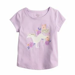 Toddler Girl Jumping Beans® Short Sleeve Basic Shirttail Tee Yellow Print 10 Toddler Girl Jumping Beans® Short Sleeve Basic Shirttail Tee Yellow Print -Jumping Beans shop unnamed file 1991